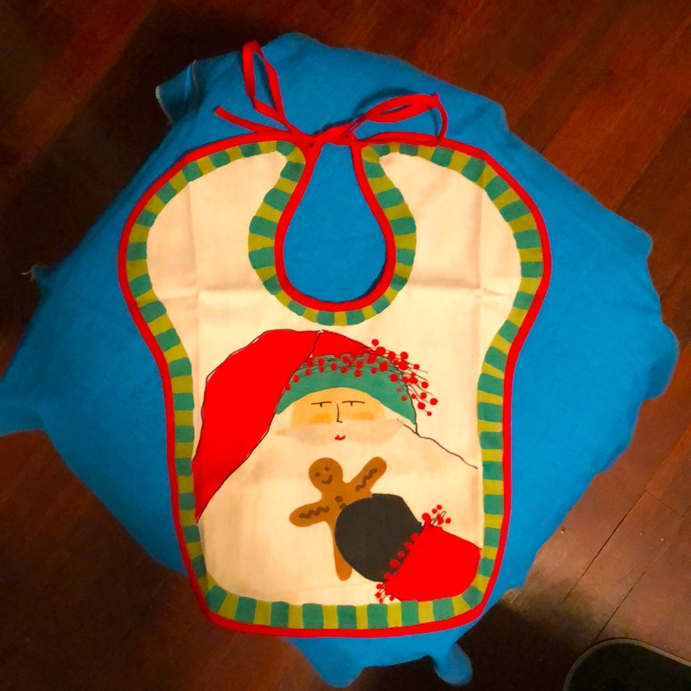 NWT old st nick baby bib.made in Italy